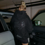 The Black Rhinestone Zip Up
