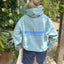 The Sky Blue Graffiti Hoodie